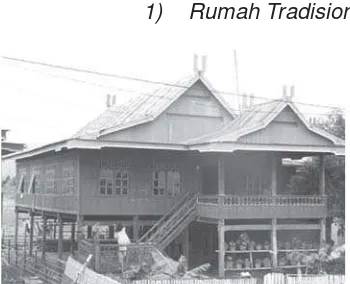 Gambar 2.10  Rumah adat Sumatra