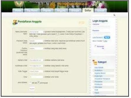 Figure 3. Member’s Profile Preview  