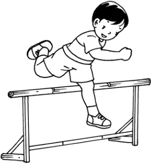Gambar 2.9  Gerakan Lompat pagar.
