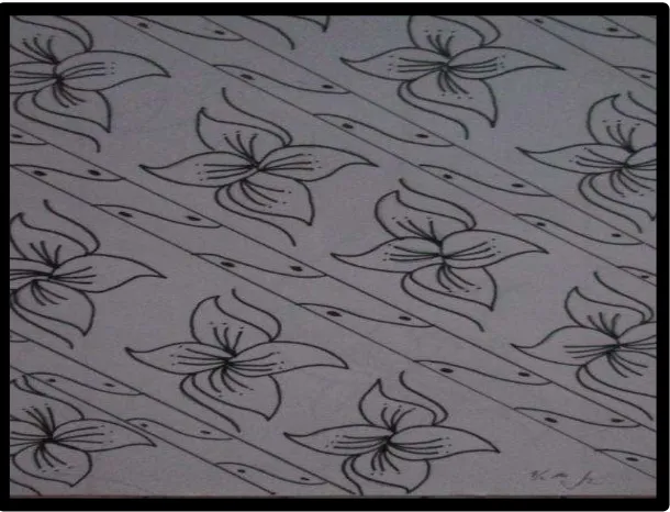 Gambar 55 : Sket Alternatif Bunga Lili 52 