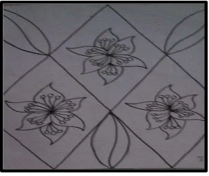 Gambar 57 : Sket Alternatif Bunga Lili 54 (Dokumentasi Ajeng Putri Indriaswari, 12 Januari 2015) 