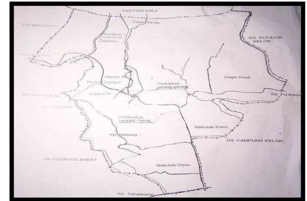 Gambar 2. Peta Desa Gempol Sari, 2009 