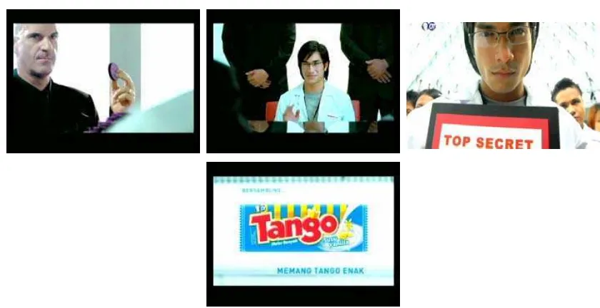 Gambar 14. Iklan Wafer Tango – Semua ingin tahu rahasia kelezatan wafer Tango (2006) 