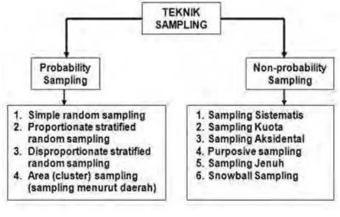 Gambar 7. Teknik sampling 