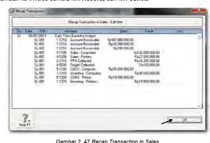 Gambar 2. 47 Recap Transaction in Sales