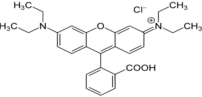 Gambar 4. Struktur Rhodamin B 