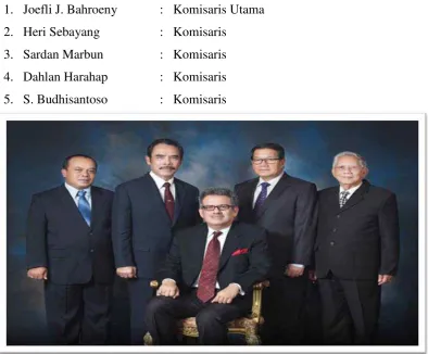 Gambar II.4. Susunan Komisaris PT Perkebunan Nusantara III (Persero) 