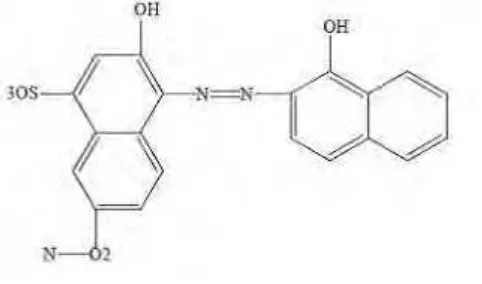Gambar 11. Struktur  molekul Eriokrom Black T 