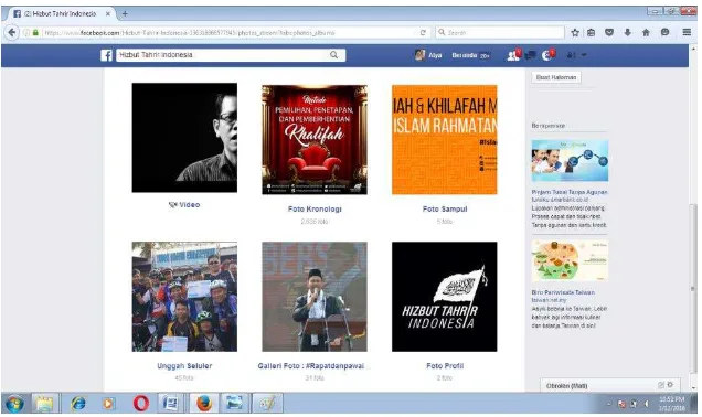 Gambar 5: Album Foto HTI di Facebook 