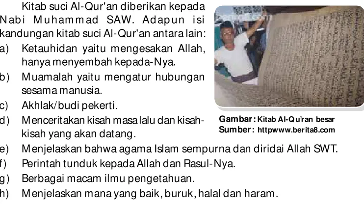 Gambar: Kitab Al-Qu’ran besar