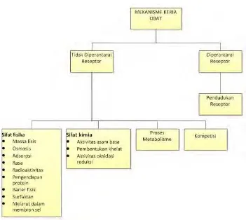 Gambar 1. 7. Mekanisme kerja obat