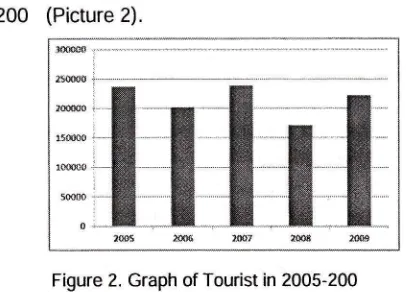 Figure 2. Graph of Tourist in 2005-200