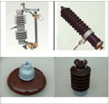 Gambar 16. Aplikasi keramik sebagai isolator listrik  