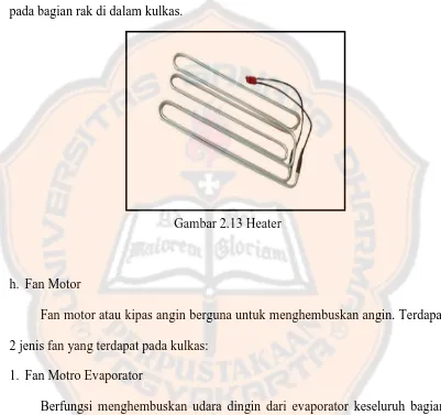 Gambar 2.13 Heater 