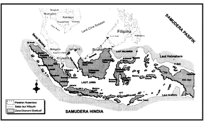 Gambar 1.4Batas wilayah laut Indonesia.