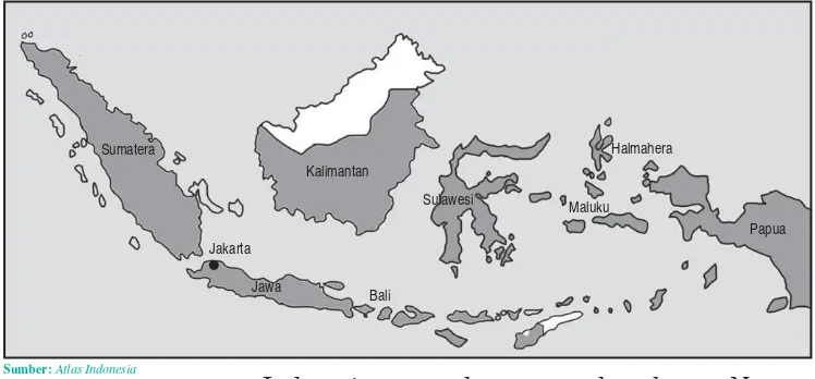 Gambar 1.2Indonesia merupakan negara kepulauan. Negara  Indonesia adalah negara kepulauankepulauan adalah negara yang terdiri atas pulau-pulau 