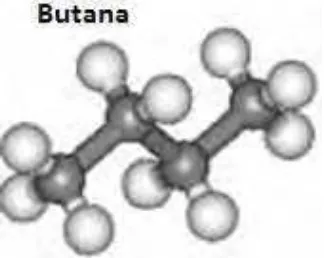 Gambar 5. Strktur Kimia Butana 