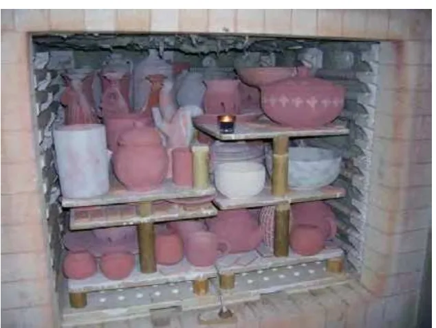 Gambar 16.  Keramik siap dibakar glasir 