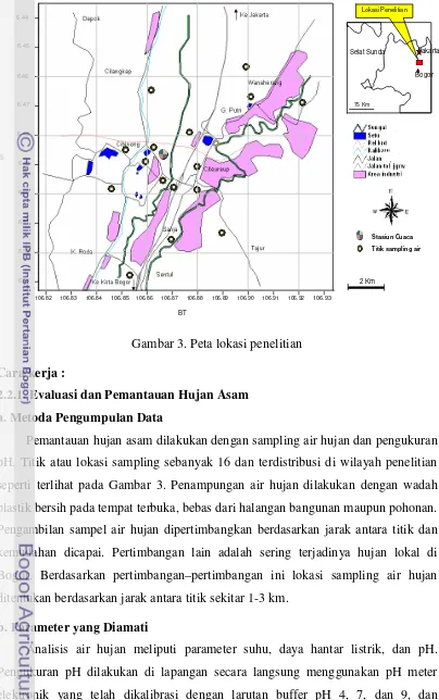 Gambar 3. Peta lokasi penelitian 