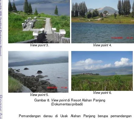 Gambar 8. View point di Resort Alahan Panjang 