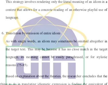 figure of speech on target language. 