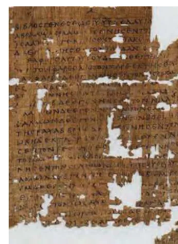 Gambar 3.4 Potongan Naskah Kitab Suci Kuno