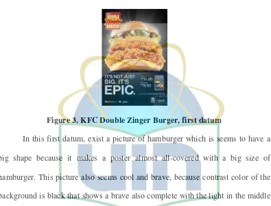 Figure 3. KFC Double Zinger Burger, first datum 