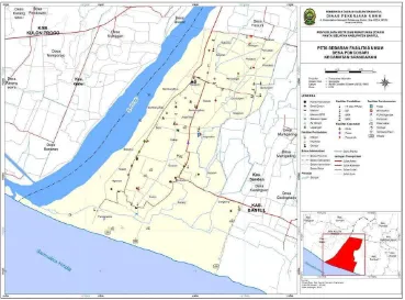 Gambar 10. Peta sebaran fasilitas umum Desa Poncosari Sumber : Dinas Kebudayaan dan Pariwisata Kabupaten Bantul, 2015