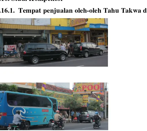 Gambar 2.15 : Tempat penjualan makanan khas kota Kediri Jl. Yos Sudarso kota Kediri (Sumber : dokumentasi penulis, Nanik Andriani, diambil pada tanggal 7 Maret 2013) 