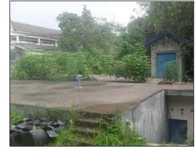 Gambar 9. Ground Water Tank (GWT) dan Rumah Pompa pada Jalur Distribusi Menara Fahutan 