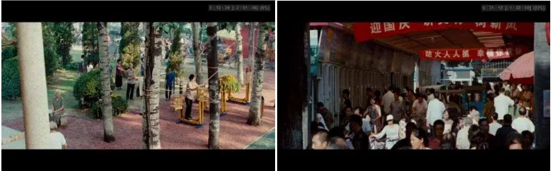 Gambar 3.5 Cuplikan scene kehidupan sosial Beijing dalam film Karate Kid 
