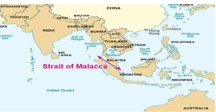 Figure 2.1 – Strait of Malacca Map 