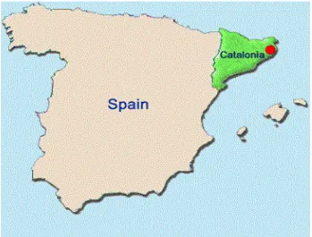 Gambar 1.1 : Peta Spanyol 