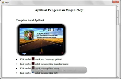 Gambar 4.2. Tampilan Help 