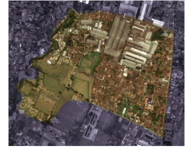 Gambar 8. Peta Lokasi Industri Rokok PT. Djarum (Sumber: http://maps.google.com/2010)  