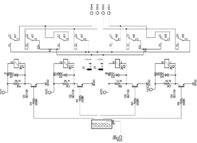 Gambar 3.5. Rangkaian driver relay aktuator