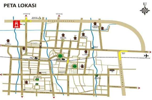 Gambar 2.1 Denah Jogja City Mall (JCM) 