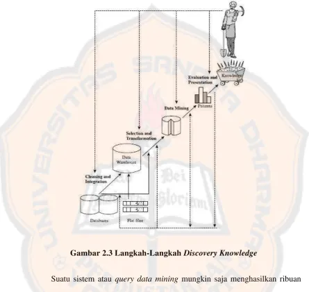 Gambar 2.3 Langkah-Langkah Discovery Knowledge  