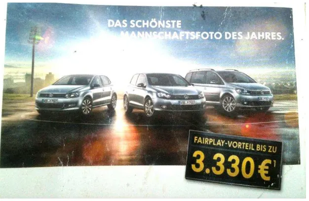 Gambar 3: Iklan Mobil Volkswagen