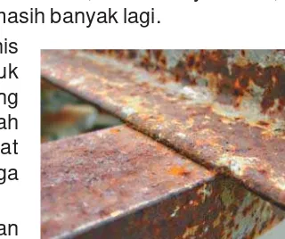 Gambar 6.4  Contoh besi yang berkarat