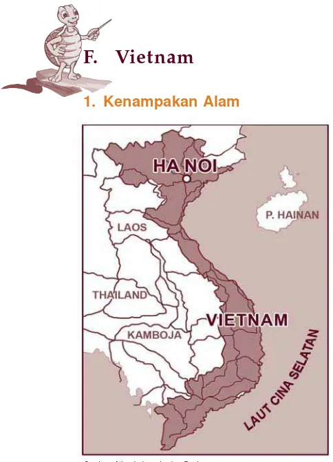 Gambar 2.10 Peta Vietnam