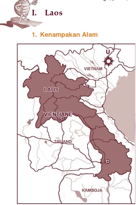 Gambar 2.13  Peta Laos
