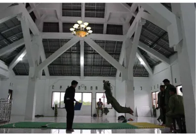 Gambar 5. Sesi latihan Plyometric depth jump modification 