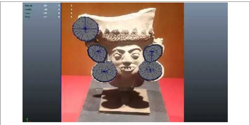 Gambar 2.5 Penggunaan Mesh Cylinder pada Pembuatan Objek 3D Patung Kepala Cili