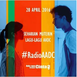 GAMBAR 10. Poster Promo #RadioAADC 