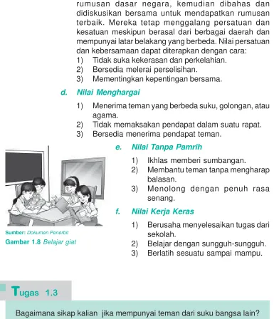 Gambar 1.8 Belajar giat