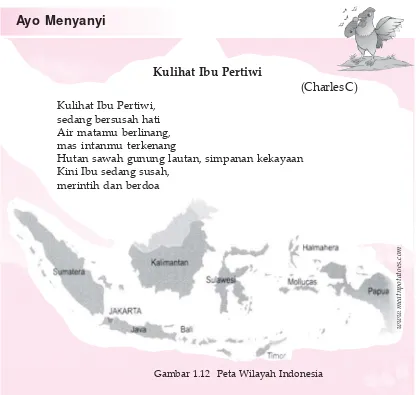Gambar 1.12  Peta Wilayah Indonesia