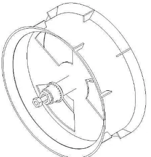 Gambar  25.  Rancangan modifikasi roda penggerak 