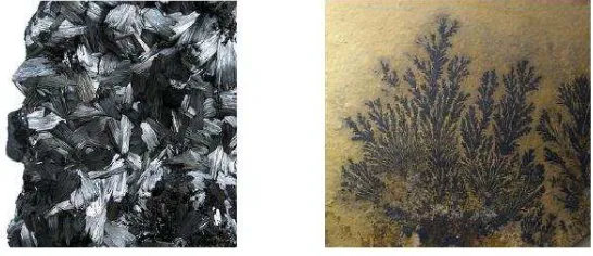 Gambar 1 Padatan mineral Pyrolusite 