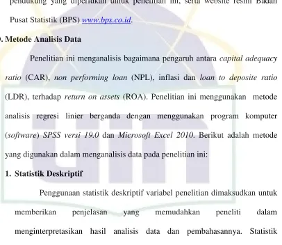 grafik dan atau numerik. Statistik deskriptif memberikan gambaran suatu data 